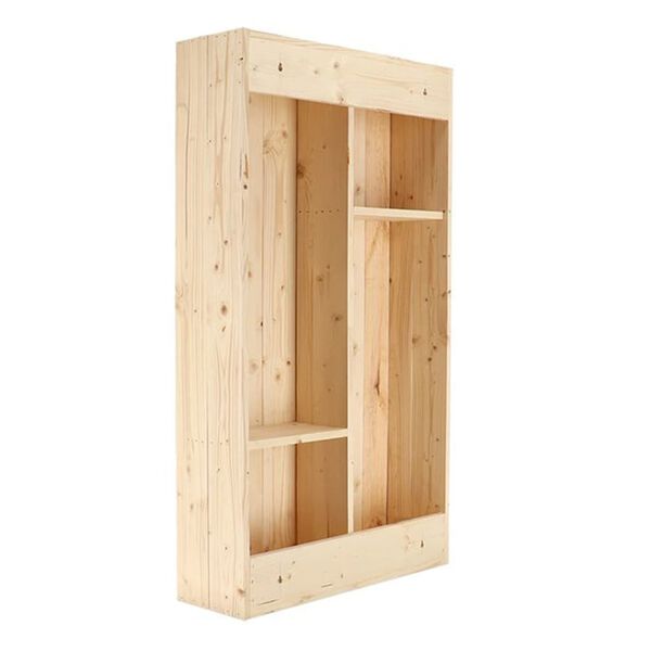 Esschert Design Outdoor Table Natural Wood Spruce Wood Large Foldable