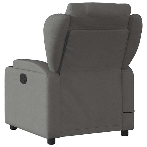 vidaXL Massage Recliner Chair Dark Grey