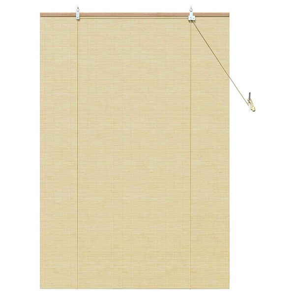 vidaXL Window Blinds & Shades Other Manual Natural Bamboo