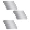 vidaXL Lawn Fence 15 pcs Galvanised Steel 39.4x7.9" (3x142668)