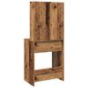 vidaXL Dressing Table Old wood Engineered wood, Mirror Standard