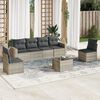 vidaXL Garden Sofa Set Light Grey