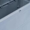 vidaXL Patio Storage Box 84.5 gal Gray Black