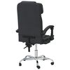 vidaXL Massage Office Chair Black Faux leather, metal, plywood Standard