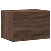 vidaXL Cat Litter Box Enclosure Brown oak Engineered wood