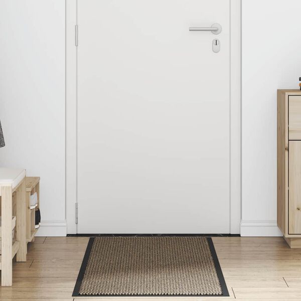 vidaXL Doormat Brown Polypropylene and PVC 23.6 x 59.1 in Doormat