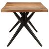 vidaXL Dining Table Acacia Wood Solid Acacia Wood Large Durable