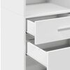 vidaXL Highboard White Engineered wood Tall Highboard Rectangular