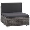 vidaXL Sofa Set Grey and Dark Grey