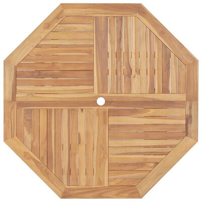 vidaXL Folding Patio Table 47.2"x47.2"x29.5" Solid Teak Wood