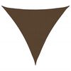 vidaXL Sunshade Sail 1.75 oz/ft² Brown 19.7x19.7x19.7' HDPE