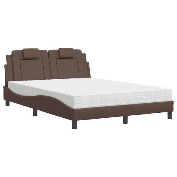 vidaXL Bed Brown
