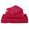 vidaXL Sauna Towel Set of 10 Red 100% Cotton Large Bath Towel