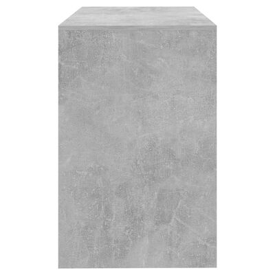 vidaXL Desk Concrete Gray 39.8"x19.7"x30.1" Engineered Wood