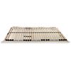vidaXL Bed Slatted Base Natural Wood Solid beechwood frame, birch slats