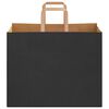 vidaXL Paper Bags 50 pcs with Handles Black 32x22x24 cm