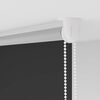 vidaXL Roller Blind Black Polyester, Aluminum 31.5 x 68.9 in