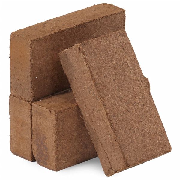 vidaXL Coconut Coir Block Set of 24 Natural Coconut coir Medium