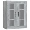 vidaXL Hanging Wall Cabinet Grey Sonoma Engineered wood Medium