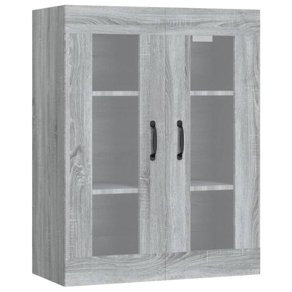 vidaXL Hanging Wall Cabinet Grey Sonoma Engineered wood Medium