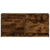 vidaXL TV Wall Cabinet Smoked Oak Engineered Wood Medium TV Wall Cabinet