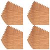 vidaXL Floor Mats 24 pcs Wood Grain 8,64 ㎡ EVA Foam