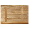 vidaXL Table Top Natural wood Solid rough mango wood 27.6x15.7 in
