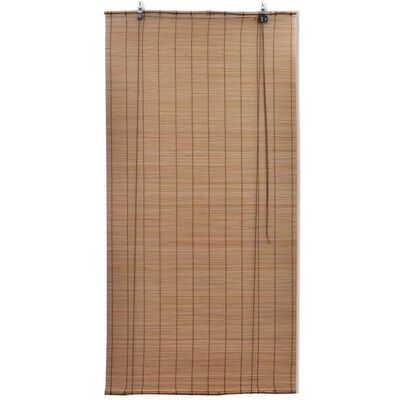 Brown Bamboo Roller Blinds 31.5" x 63"