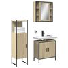 vidaXL Bathroom Cabinet Set Sonoma oak