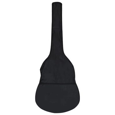 vidaXL Guitar Bag for 1/2 Classical Guitar Black 37"x13.8" Fabric