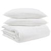 vidaXL Duvet Set with Pillow 3 pcs White Down Feather