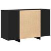 vidaXL Sideboard Black 120 x 41 x 75 cm Engineered wood