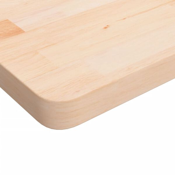 vidaXL Square Table Top 35.4x35.4x1.6" Untreated Solid Wood Oak