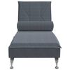 vidaXL Massage Chaise Lounge Dark Gray