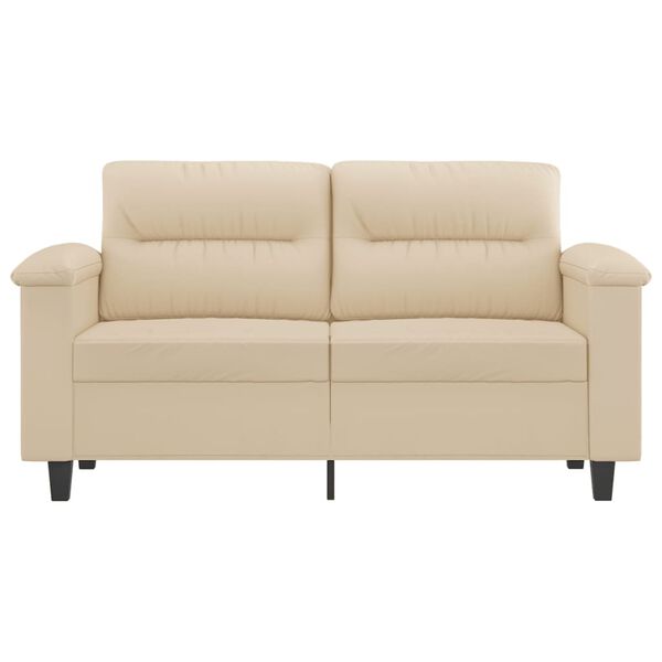 vidaXL 2-seater Sofa Cream