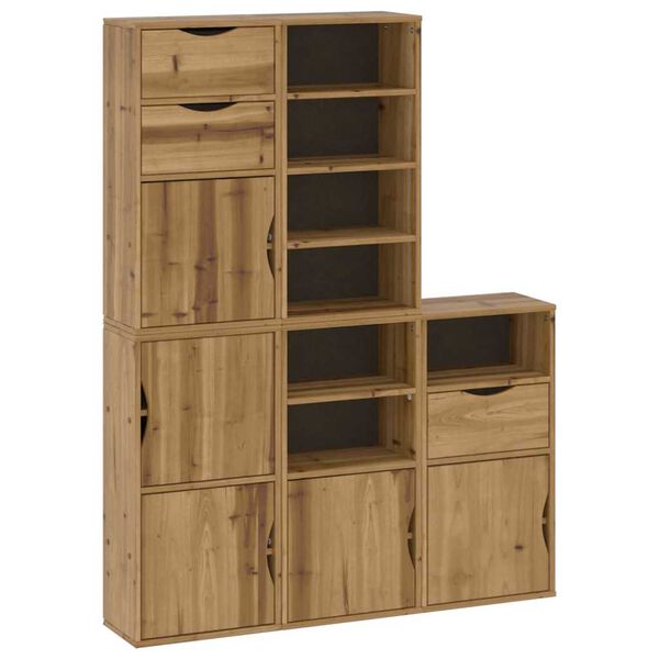 vidaXL Side Cabinet Honey