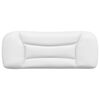 vidaXL Headboard Cushion White