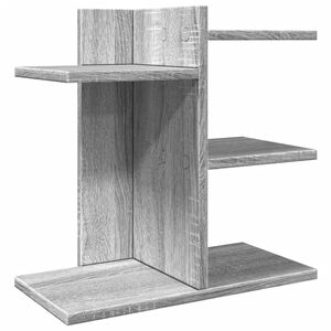 vidaXL Desk Organiser Grey Sonoma 16.5x8.5x16.5" Engineered wood