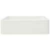 vidaXL Basin Ceramic White 16.1"x11.8"x4.7"