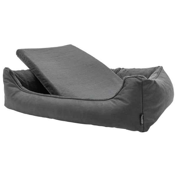 Madison Dog Bed Gray 100% Polyester 19.7x25.6 in Dog Bed Rectangular