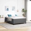 vidaXL Bed Frame Light gray 55.1" x 74.8" Corduroy fabric