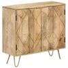 vidaXL Sideboard 31.5"x11.8"x29.5" Solid Wood Mango