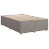 vidaXL Bed Frame Taupe Polyester Small Double Bed Frame Rectangular