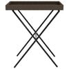 vidaXL Folding Tray Table Brown