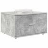 vidaXL Drawer Cabinet Gray 55 x 45 x 33.5 cm Engineered wood