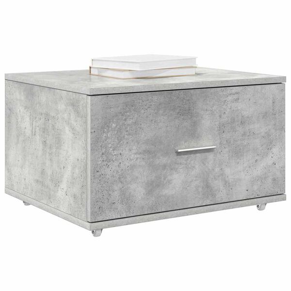 vidaXL Drawer Cabinet Gray 55 x 45 x 33.5 cm Engineered wood