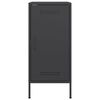 vidaXL Sideboard Black Cold-rolled steel 14.2x15.4x31.1 in Sideboard