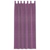 vidaXL Voile Curtains with Loops 2 pcs Purple 55.1x96.5"