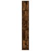 vidaXL Bookcase Smoked Oak Engineered Wood Medium Bookcase Rectangular