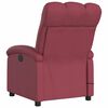vidaXL Massage Recliner Chair Wine Red